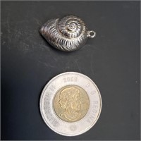 Pendentif coquillage en argent 925