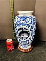Bombay Porcelain Chinoiserie Large Vase