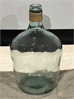 13.5-inch Glass Jug Bottle with String Wound Top
