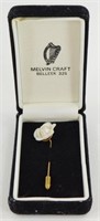 Old Belleek Hat Pin - Original Box