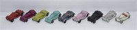 9pc Die Cast Midgetoys Mini Classic Model Cars