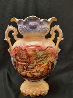 13" Porcelain Transferware Vase