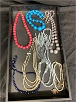 GATSBY BEADS / NECKLACES + / 7 PCS