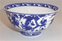 BLUE & WHITE DECORATIVE BOWL