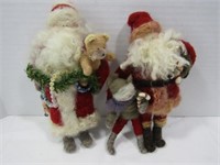 Handmade Lambswool Santas