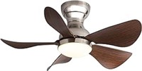 ULN - GESUM Ceiling Fan with Lights, 30 lnch Low P