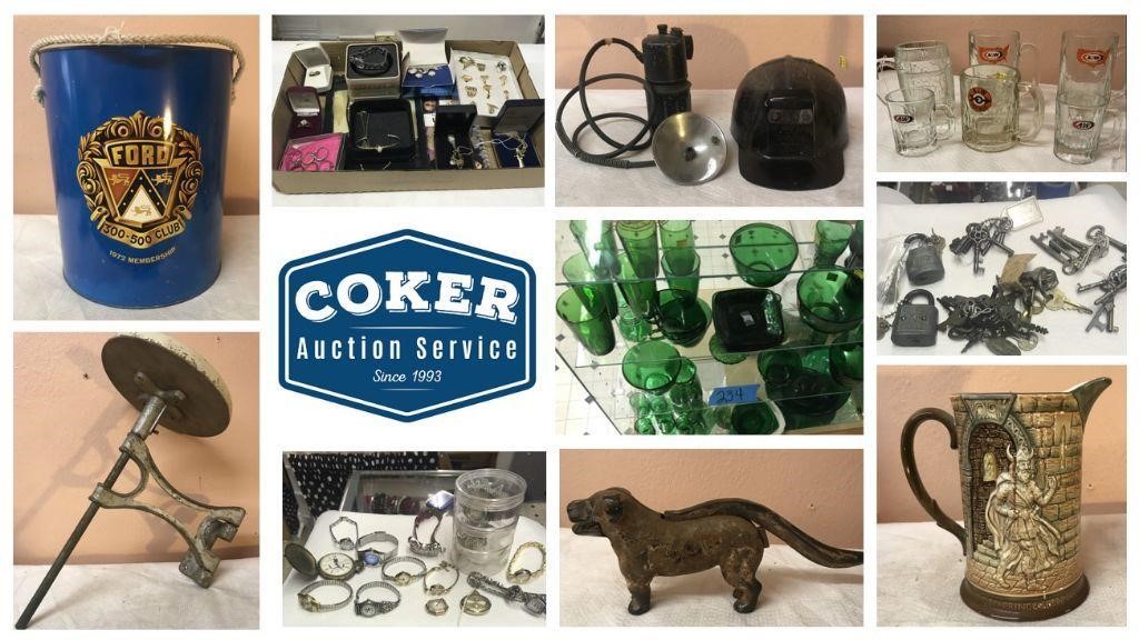 Coker Auction - Ma & Pa's Antiques - Feb. 18-28, 2021