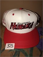 All Leather New Nebraska Huskers Hat