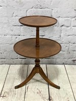 Vintage Double Tier Round Table