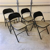 Four Samsonite Folding Chairs