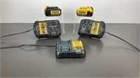 Dewalt Batteries and Chargers