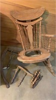 Project antique rocking chair - has all pieces