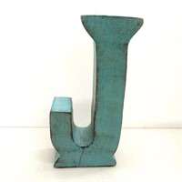 J wood decor teal