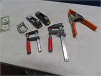 (6) asst Clamps & Rasps Hand Tools