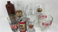 Bar Glasses & Vintage Beer Can