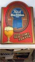 Pabst Blue Ribbon Pub Bar Sign 28x22”
