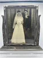 Old frame and photo