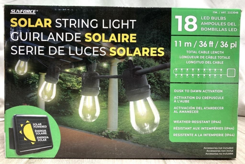 Sun Force Solar String Lights