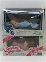 2 Playmates baby dolls in original boxes. Welcome