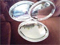 7 Oval Serving Trays, NEW