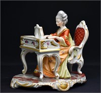 Dresden Porcelain Musician Figurine