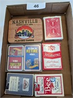 Box Lot of Playing Cards