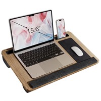 B2505  PHANCIR Lap Desk 21.6 x 13.4in Walnut