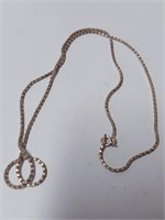 Marked 925 Necklace-4.4g