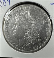 1884-S Silver Morgan Dollar