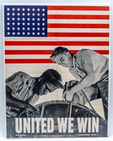 WWII Military Poster United We Win