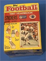 Factory Sealed Box 1987 Topps Football Stickers