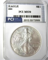 2006 Silver Eagle MS70 LISTS $160