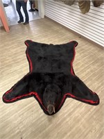 Felted Black Bear Rug w/ Head & Feet