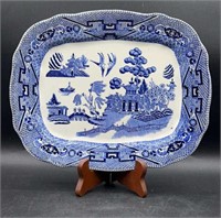 Antique English Wedgwood & Co. Willow Plate
