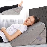 AllSett Health Adjustable Bed Wedge Pillow for Sle