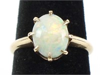 Opal and 12k Gold Ring