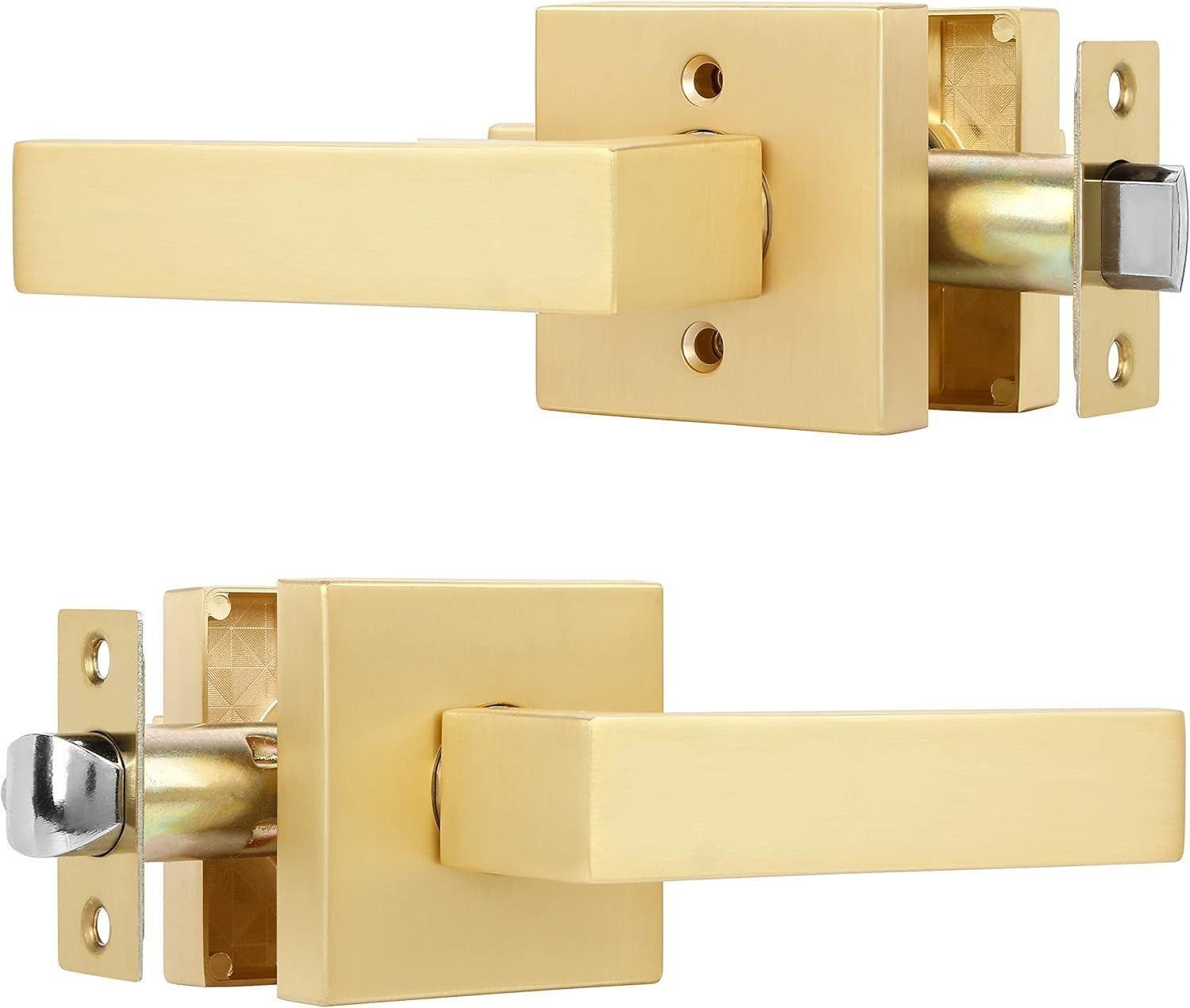 NEW/ /1 Pack Brass Gold Closet  Door Knobs