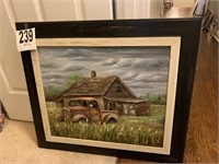 20x24" Oil (Barn/Truck) with 5" Frame