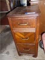 3 drawer wood cabinet