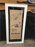 Dunlop Australia Tyres Framed Print