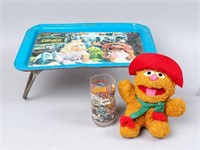 Muppets Tray, Plush & Glass