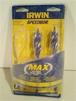 Two Irwin Speedbor Bits