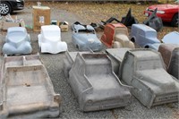 LARGE INVENTORY OF 1/4 SCALE HOT ROD MOLDS & MORE