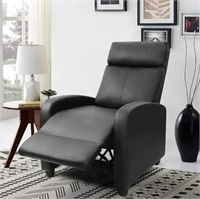 Black Linen Standard (No Motion) Recliner