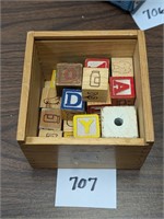 Wooden Alphabet Blocks