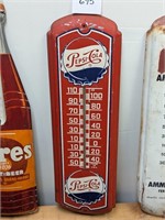 Vintage Pepsi Thermometer - 27"