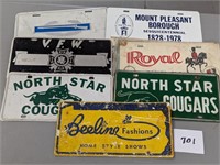 Lot of Vintage License Plates