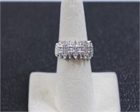 Marquis style diamond dinner ring