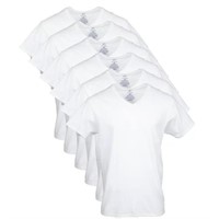New George Men's V-Neck T-shirts, 6-Pack