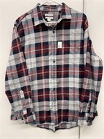 AMAZON ESSENTIALS MENS BUTTON DOWN SHIRT SIZE